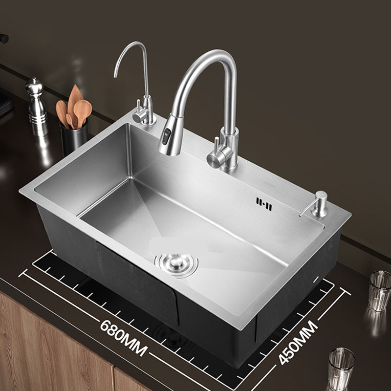BowLift | Contemporary Style Kitchen Sink Stainless Steel Color Fast Built-In Sink