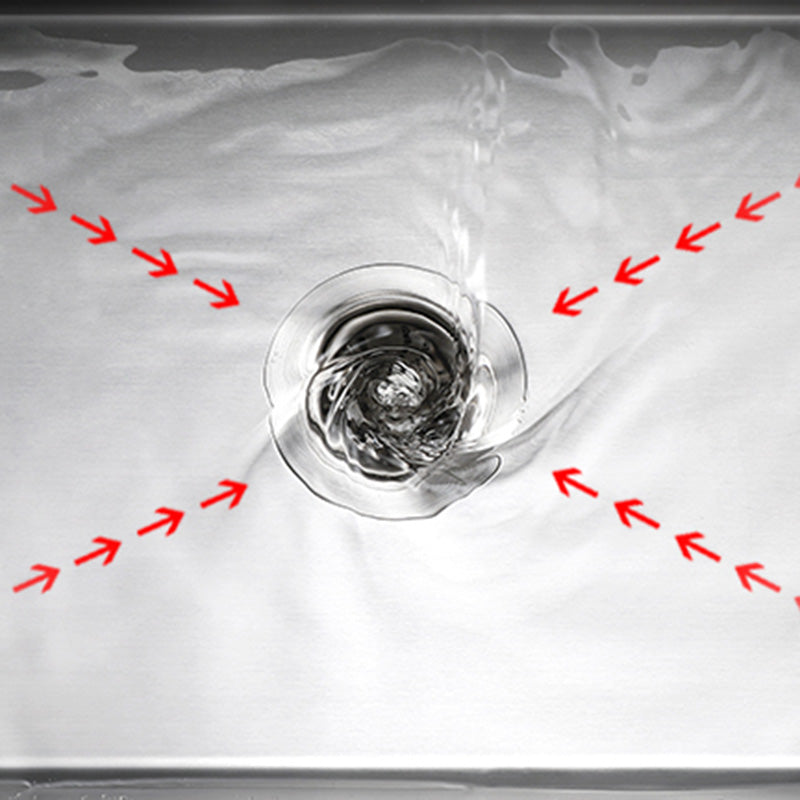 BowLift | Contemporary Style Kitchen Sink Stainless Steel Color Fast Built-In Sink