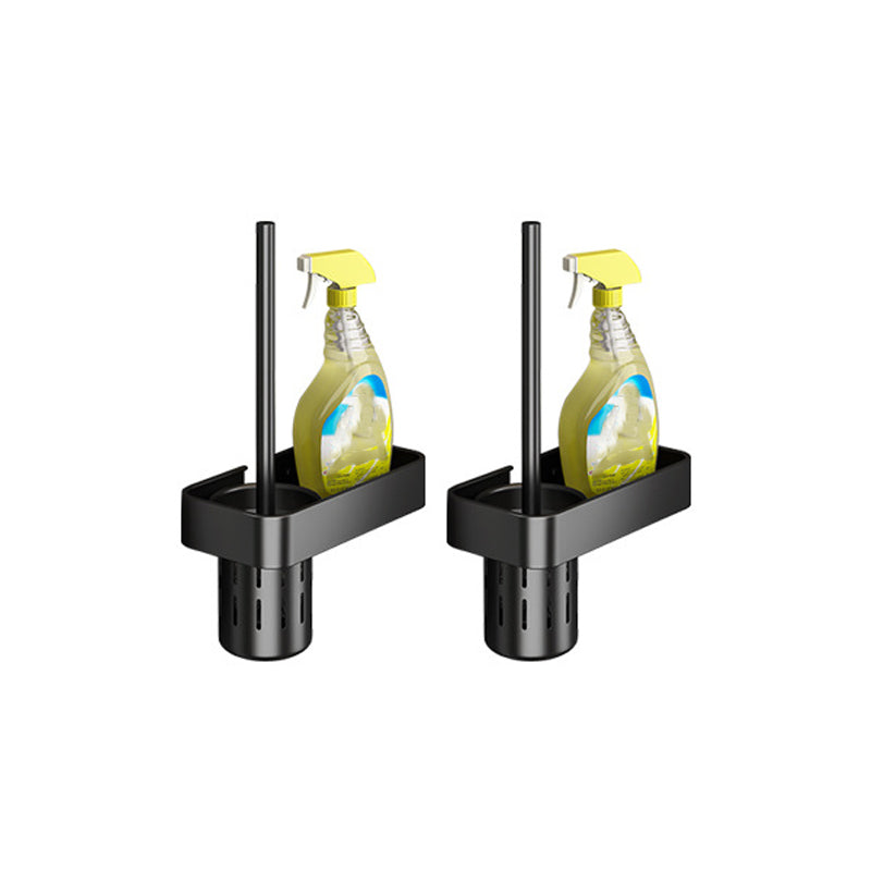 BowLift | Modern black metal bath hardware set towel bar bathroom hardware set