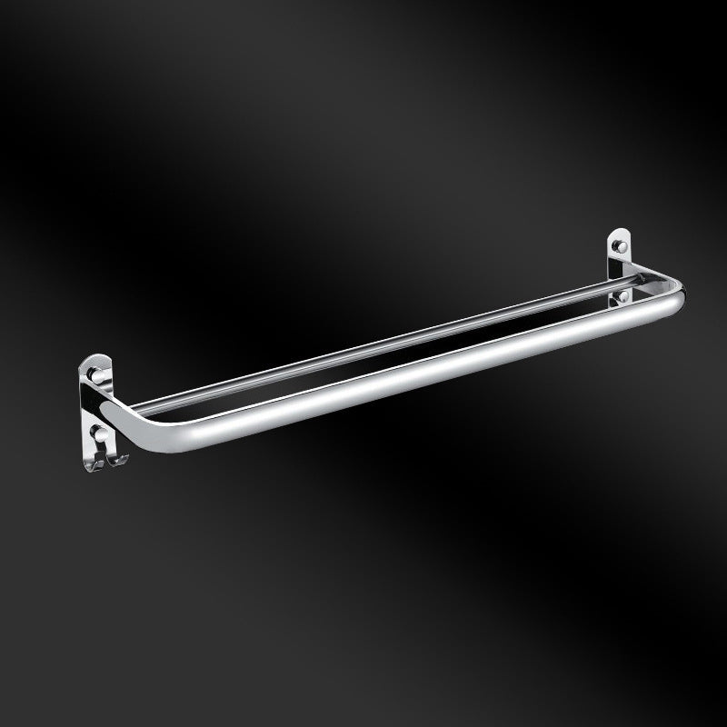 BowLift | Chrome Modern Bathroom Hardware Set Stainless Steel Towel Hook/Towel Rail & Bathroom Shelf