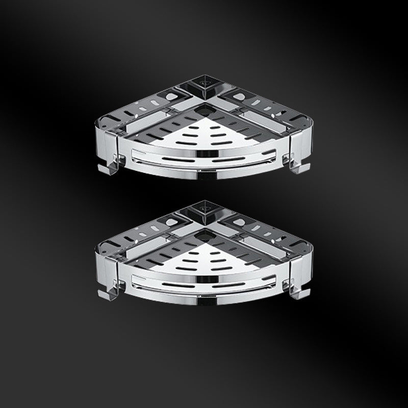 BowLift | Chrome Modern Bathroom Hardware Set Stainless Steel Towel Hook/Towel Rail & Bathroom Shelf