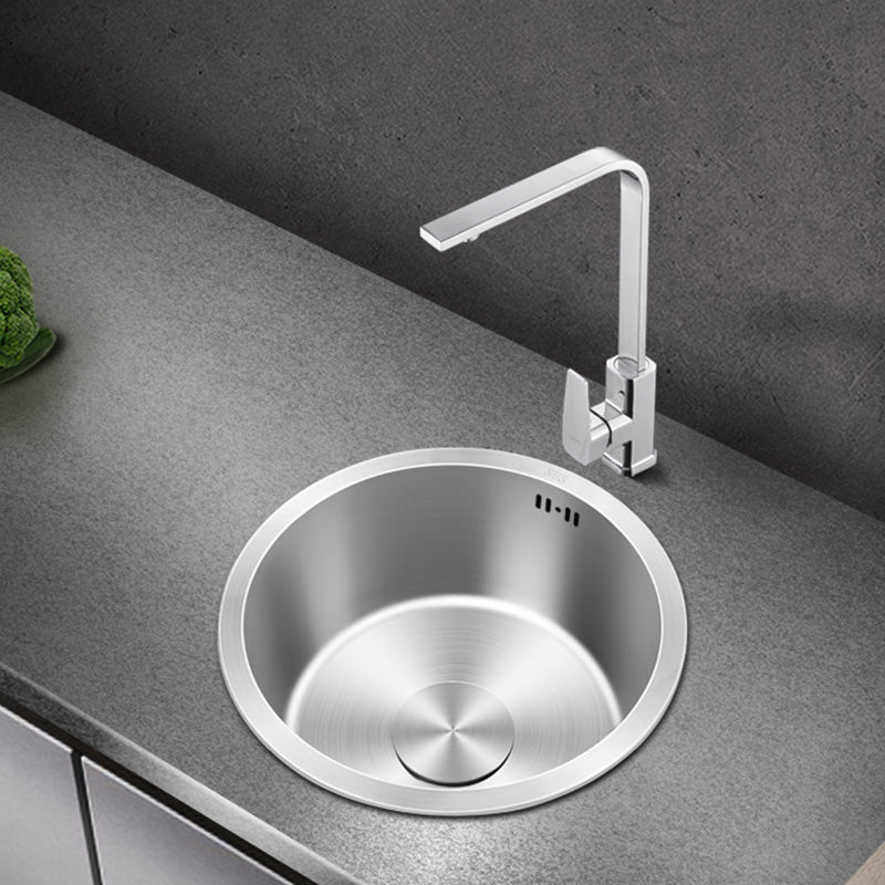 BowLift | Contemporary Style Kitchen Sink Stainless Steel Round Kitchen Sink