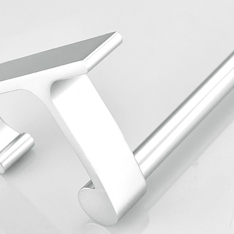 BowLift | Chrome/Black Classic Bathroom Accessory Set Modern Bath Shelf/Towel Bar & Paper Holder