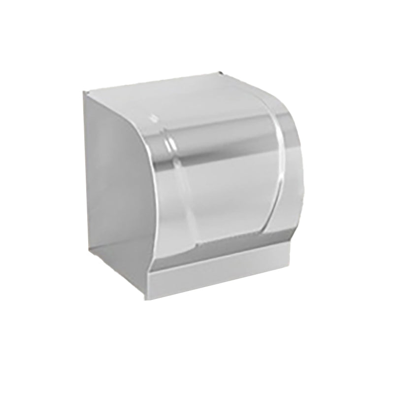 BowLift | Chrome/Black Classic Bathroom Accessory Set Modern Bath Shelf/Towel Bar & Paper Holder