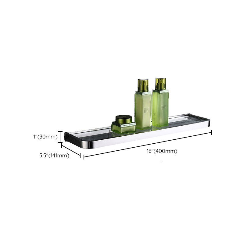 BowLift | Polished Chrome Modern Bathroom Accessory Set made of Stainless Steel Towel Holder/Soap Dish