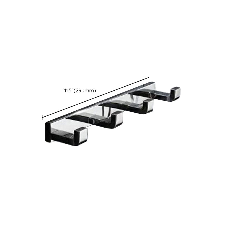 BowLift | Polished Chrome Modern Bathroom Accessory Set made of Stainless Steel Towel Holder/Soap Dish
