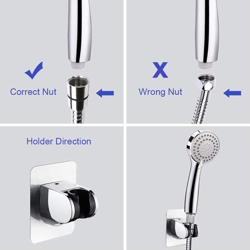 BowLift | Contemporary Style Shower Head Metal Bathroom Shower Head with Hose