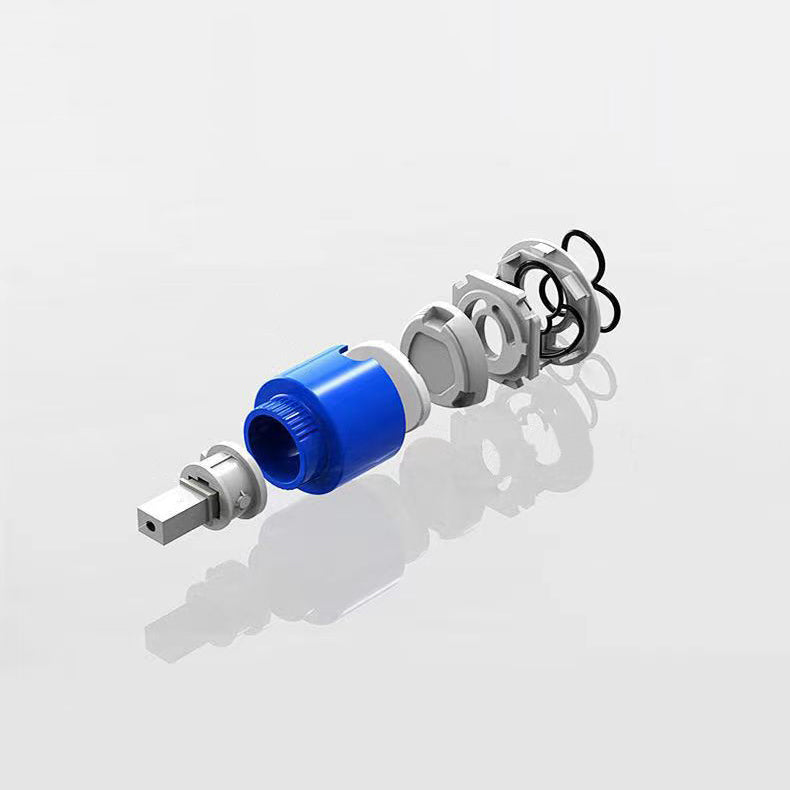 BowLift | Brass Contemporary Sink Faucet Pull-Out Round Bathroom Faucet