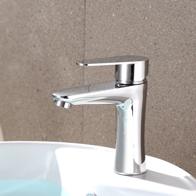 BowLift | Modern Basin Tap Monochrome Center Mount Low Arc Faucet for Bathroom
