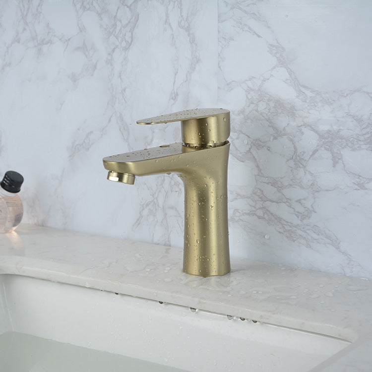 BowLift | Modern Basin Tap Monochrome Center Mount Low Arc Faucet for Bathroom