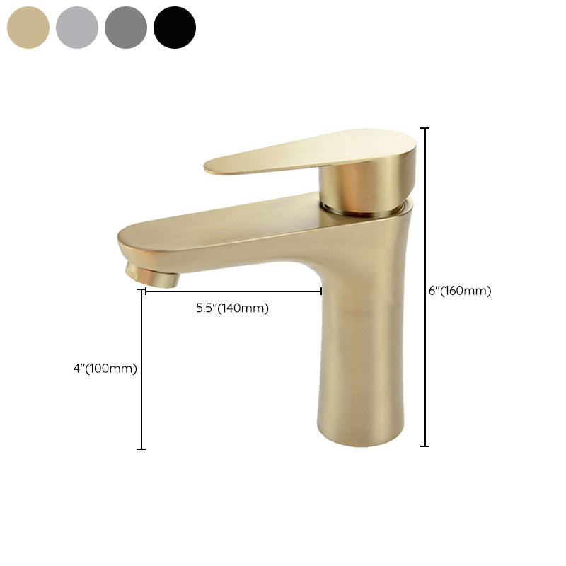 BowLift | Modern Basin Tap Monochrome Center Mount Low Arc Faucet for Bathroom