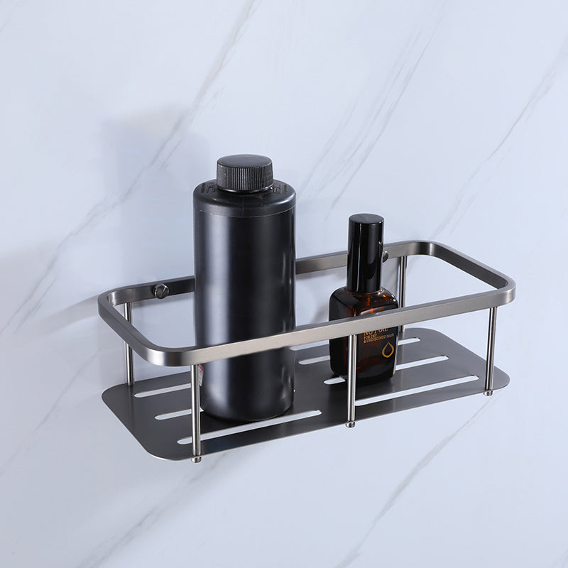 BowLift | Dark gray modern bathroom accessory set stainless steel bathroom accessory set