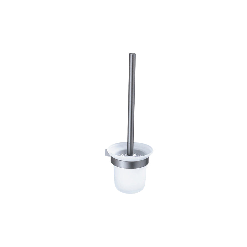 BowLift | Matt gray bathroom accessory set bathroom shelf/towel holder & paper holder included