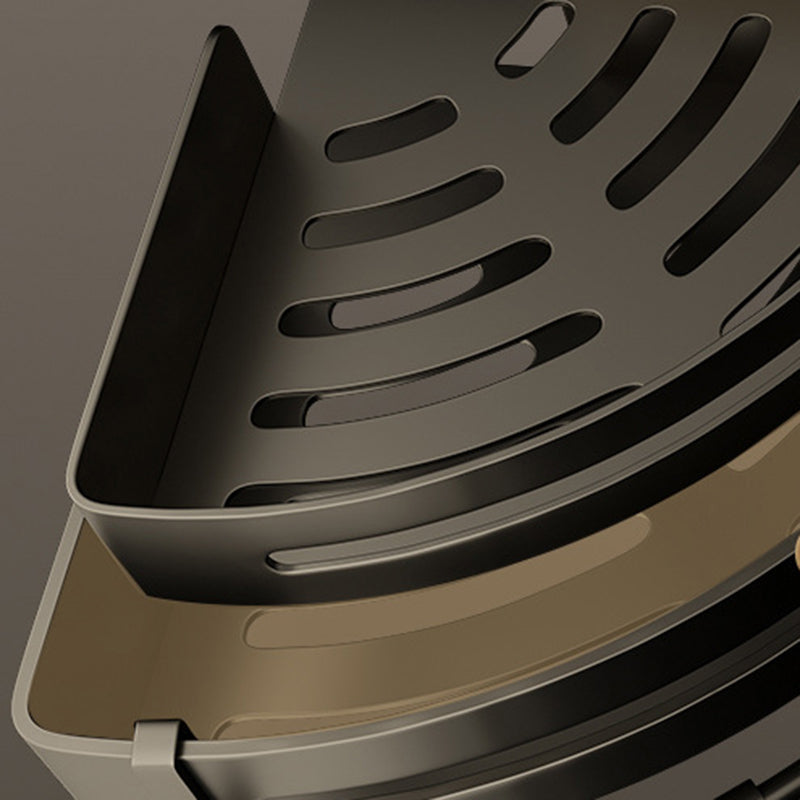 BowLift | Contemporary Aluminum Bathroom Accessory Set Gray Bath Shelf