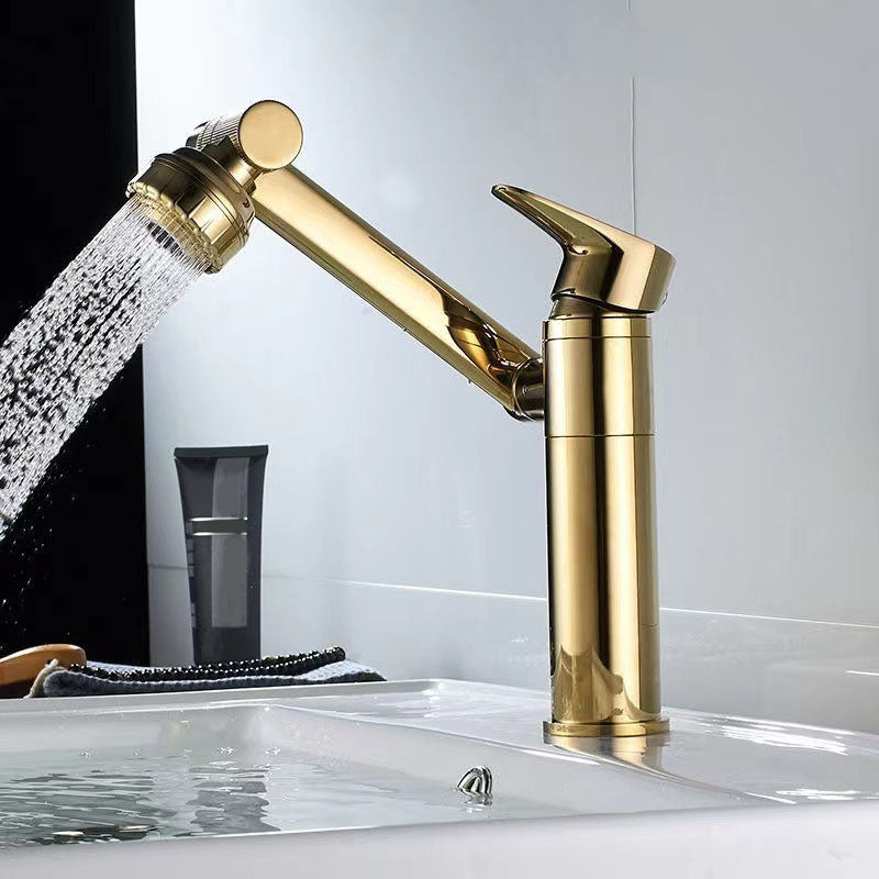 BowLift | Glam Style Faucet Single Handle Basin Mixer with Waterfall Spout