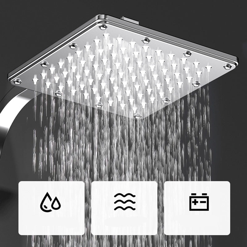 BowLift | Wall-mounted rectangular shower system Stain-resistant copper Modern shower system