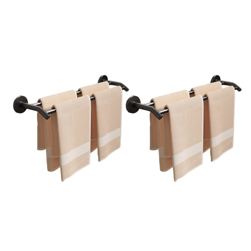 BowLift | Aluminum Bathroom Hardware Set Black Bathroom Accessories Kit Towel Holder