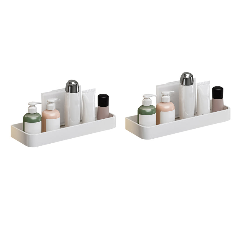BowLift | Contemporary Bathroom Accessory Set Metal Bath Shelf in White