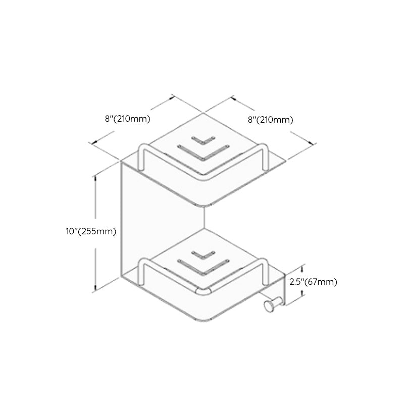 BowLift | Black 6-piece Bathroom Accessory Set Modern Shower Curtain Rod / Bathrobe Hooks and Towel Bar