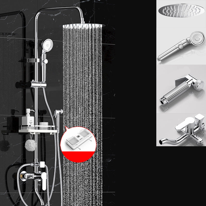 BowLift | Wall-mounted shower system handle lever spot resist copper shower system