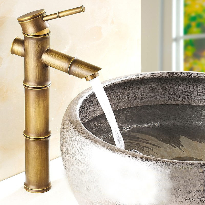 BowLift | A hole water tap country sink bathroom faucet with single lever handle