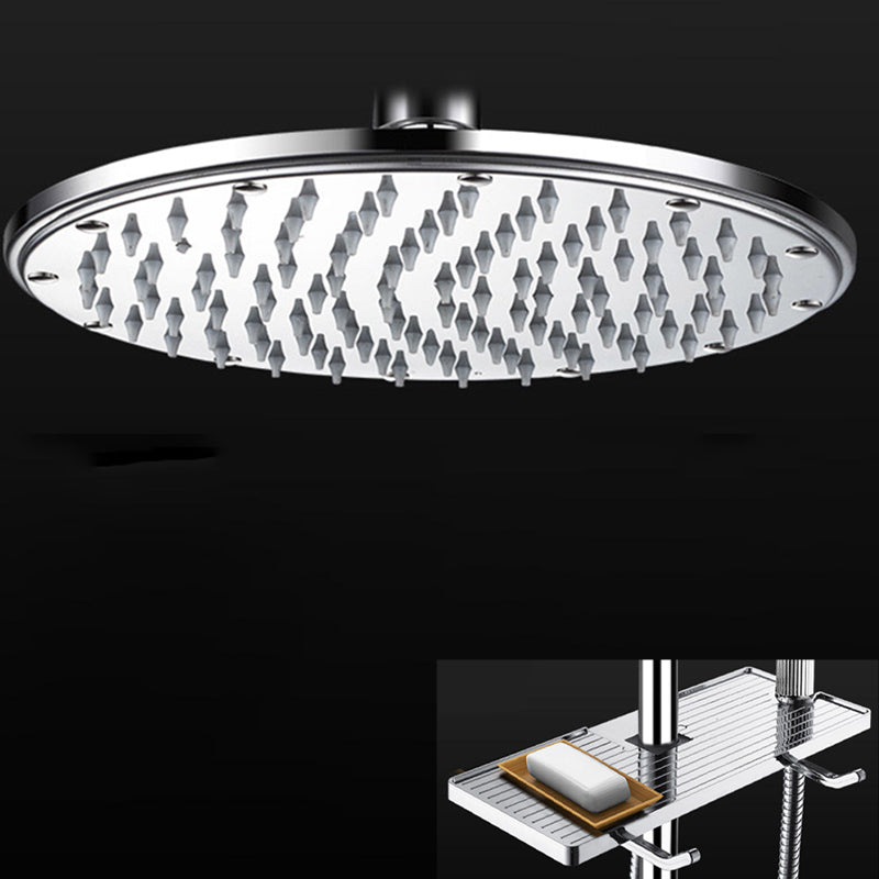 BowLift | Contemporary Showerhead Combination Dual Showerhead Stainless Steel Wall-Mounted Showerhead