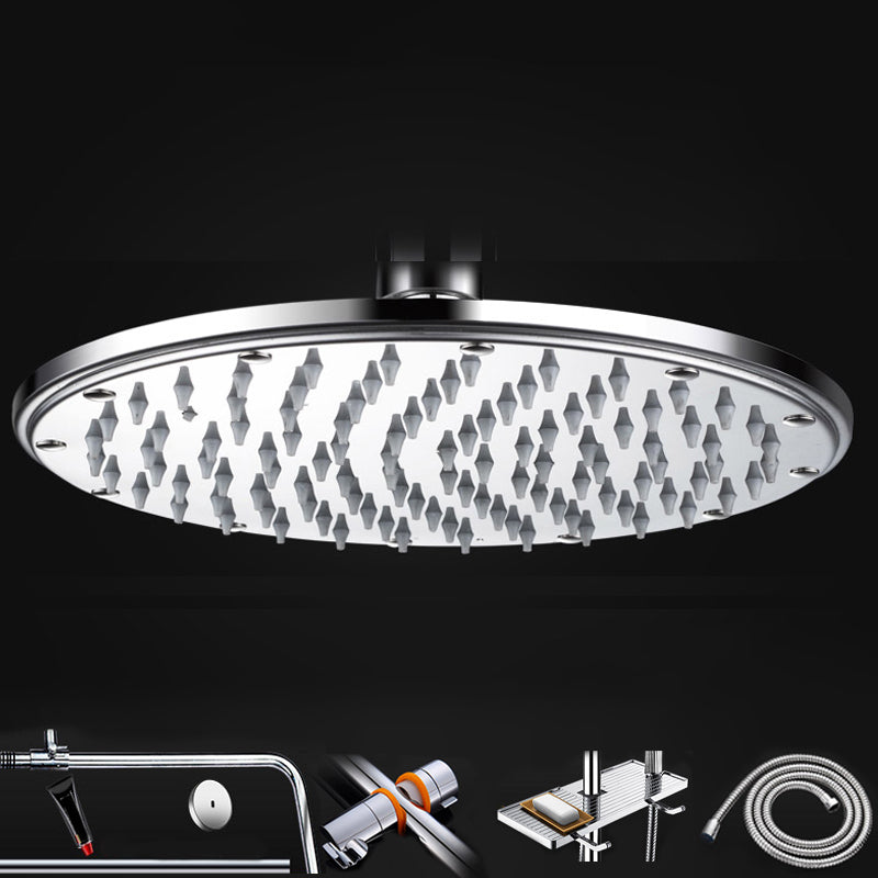 BowLift | Contemporary Showerhead Combination Dual Showerhead Stainless Steel Wall-Mounted Showerhead