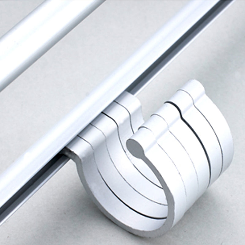 BowLift | Silver Contemporary Bathroom Hardware Set Stainless Steel Aluminum Bathroom Set