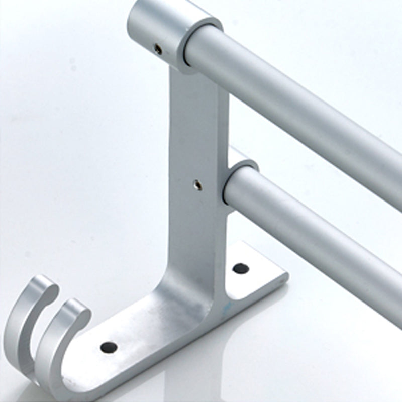 BowLift | Silver Contemporary Bathroom Hardware Set Stainless Steel Aluminum Bathroom Set