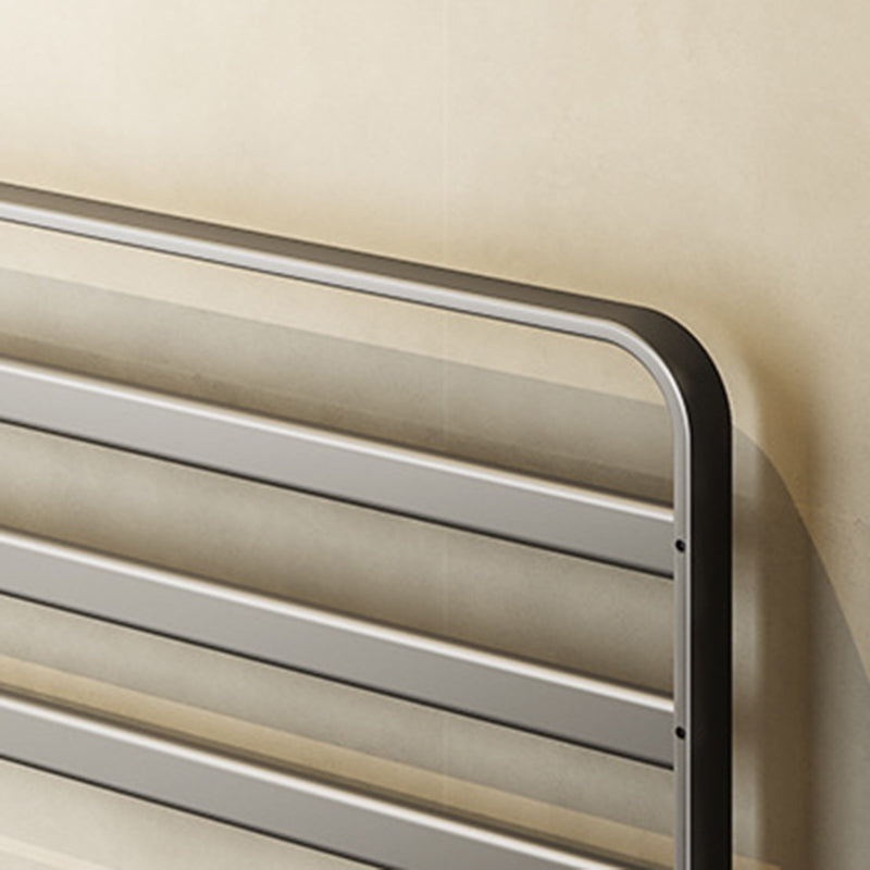 BowLift | Contemporary Bathroom Accessory Set Gray Aluminum Bathroom Shelf/Towel Rack/Bathtub Hook