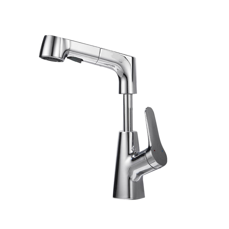 BowLift | Pull-out Vessel Faucet Modern Sink Faucet with a Single Lever Handle