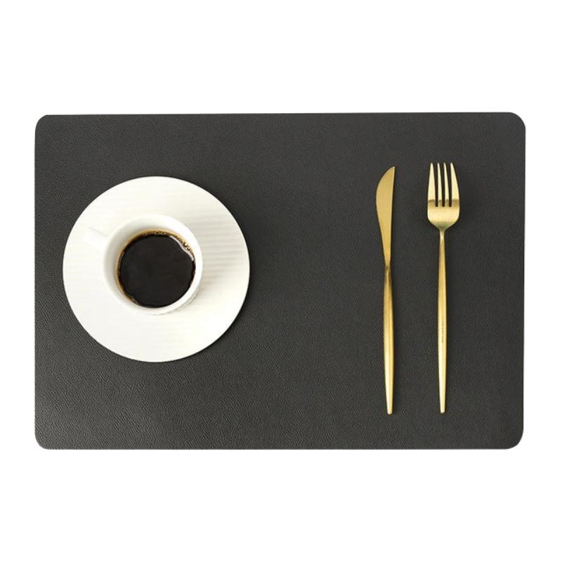 BowLift | Modern Rectangular Waterproof PU Leather Place Mats