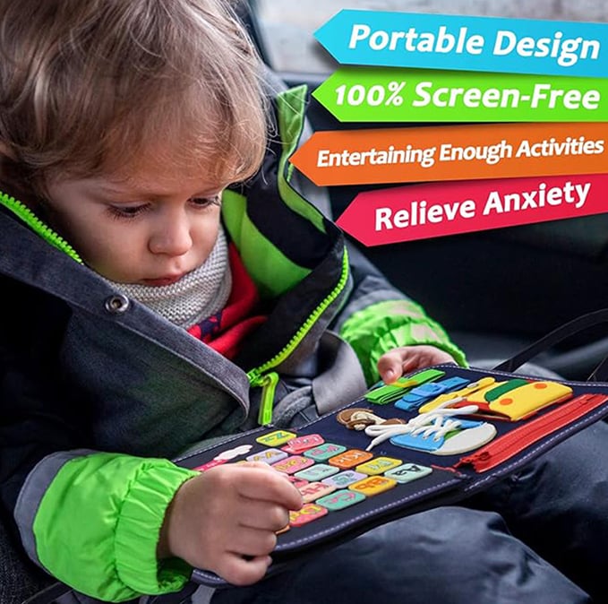 BowLift | Feel Game Board – Montessori Activity Toy for the Motor Development of Children