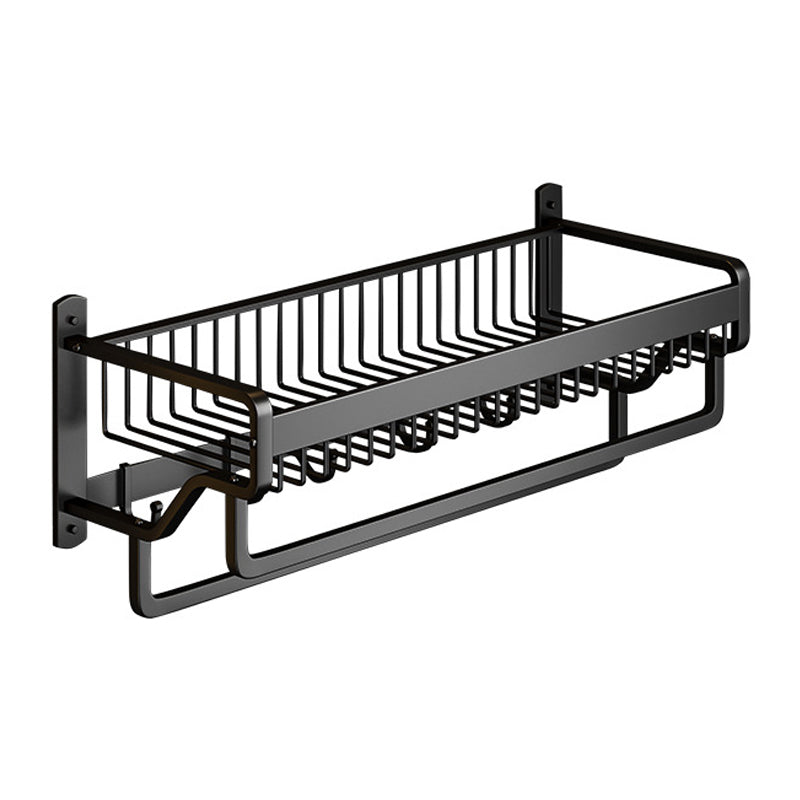 BowLift | Matt Black 2-piece modern bathroom accessories as a single item or as a set with bath shelf