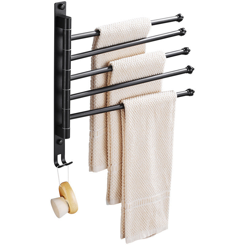 BowLift | 2-piece towel bar made of stainless steel Modern 13.6" B bathroom accessory set