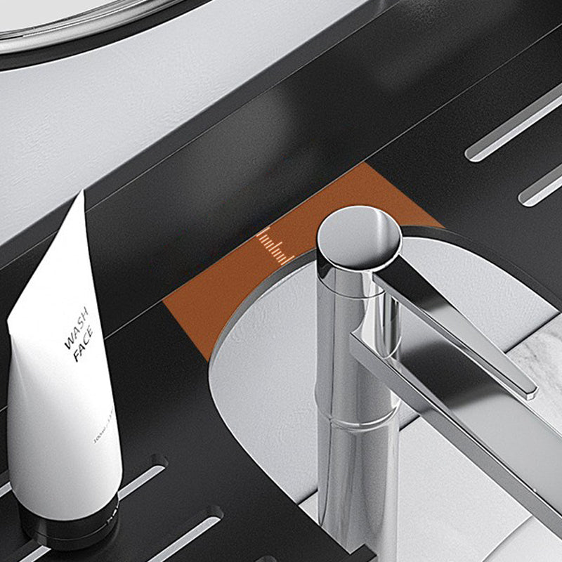 BowLift | 2-piece modern bathroom hardware set bathroom shelf made of aluminum