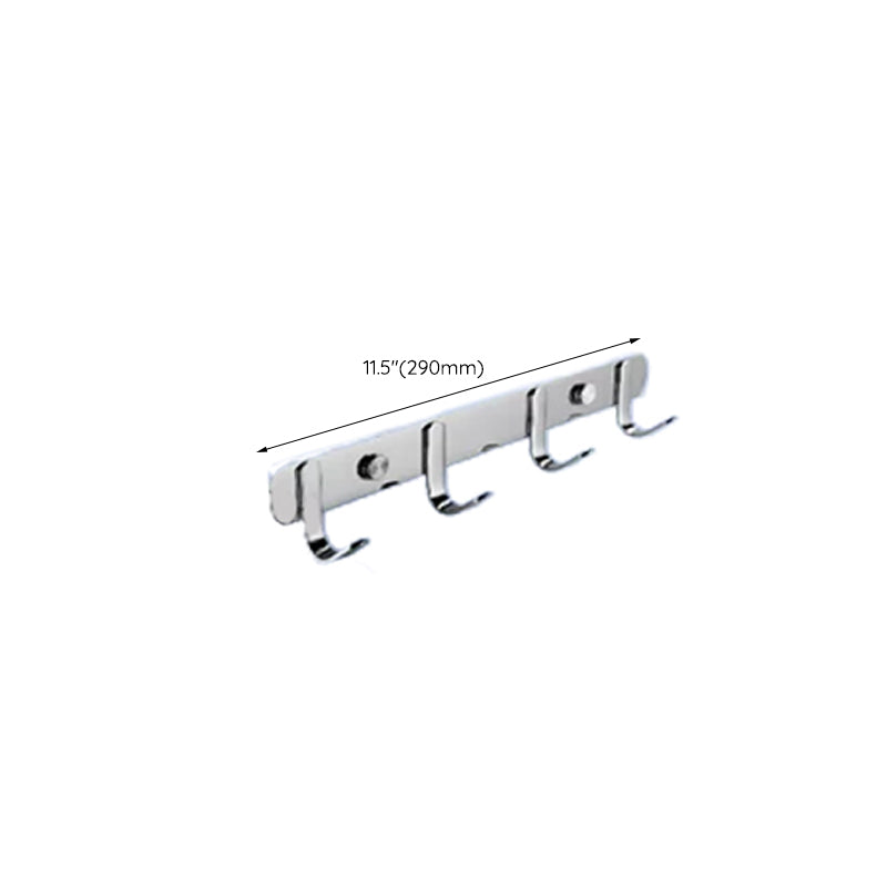 BowLift | Contemporary bathroom accessory set made of aluminum with towel holder/bath shelf