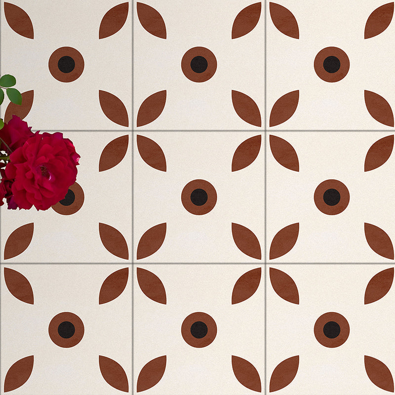 BowLift | Indoor Vinyl Flooring Floral Pattern Peel and Stick Waterproof Square Vinyl Floor