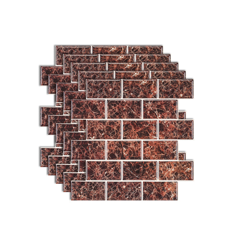 BowLift | Peel & Stick Subway Tiles Plastic Stain Resistant Peel & Stick Subway Tiles 5-Pack