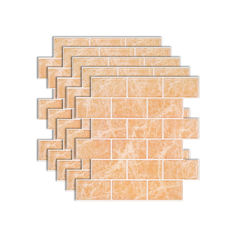 BowLift | Peel & Stick Subway Tiles Plastic Stain Resistant Peel & Stick Subway Tiles 5-Pack