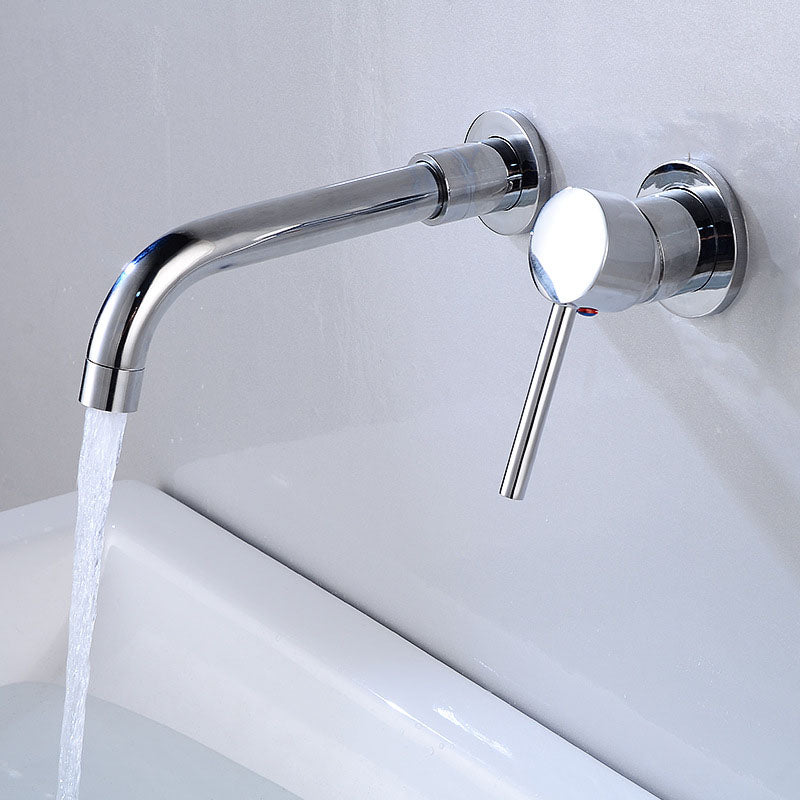 BowLift | Wall mounted metal bathtub faucet single lever swivel bathtub tap trim