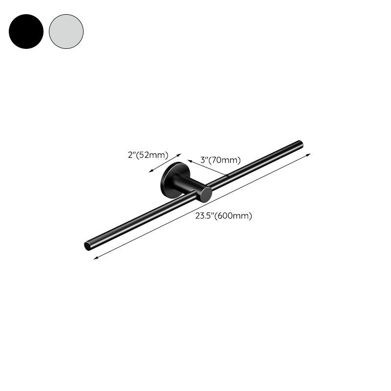 BowLift | 2-piece modern bathroom accessory set towel bar made of stainless steel