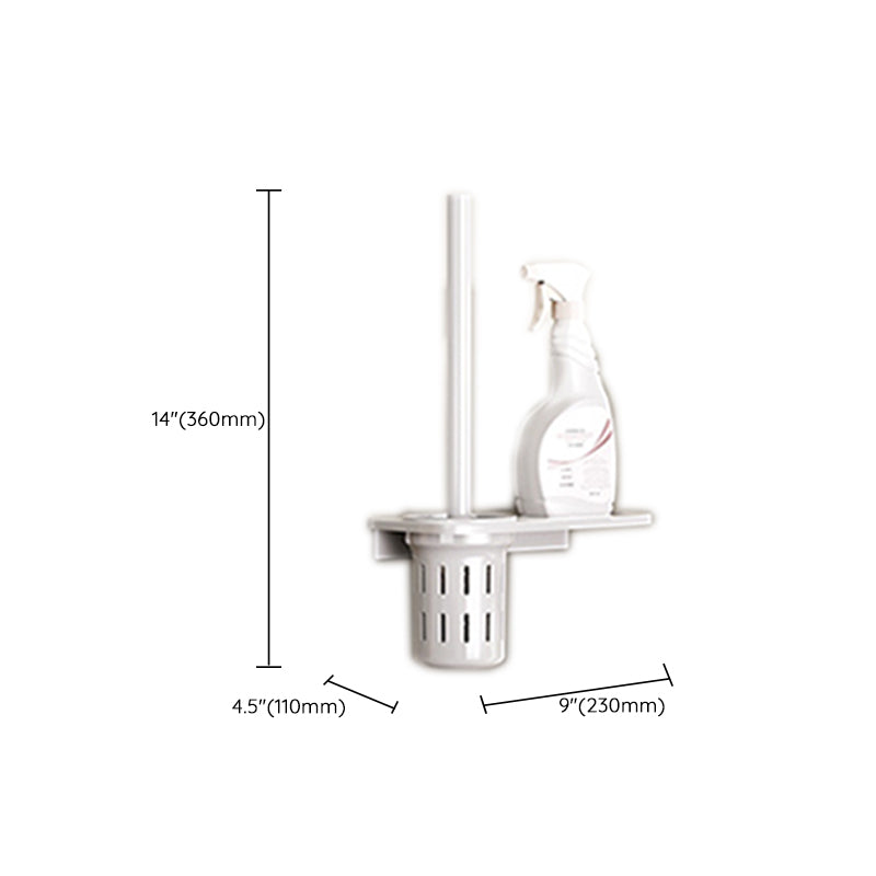BowLift | Contemporary bathroom accessory set made of matte stainless steel-aluminum with bathrobe hook/bath shelf