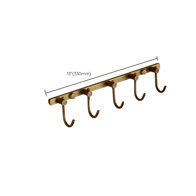 BowLift | Worn Brass Traditional Bathroom Set with Bath Shelf/Paper Holder & Towel Bar