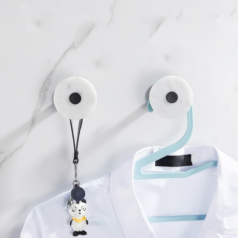 BowLift | Matt Black Bathroom Accessory Set made of Metal & Marble with Bath Shelf/Towel Holder