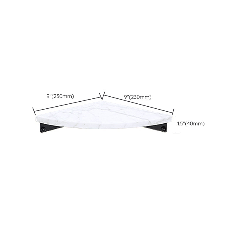 BowLift | Matt Black Bathroom Accessory Set made of Metal & Marble with Bath Shelf/Towel Holder