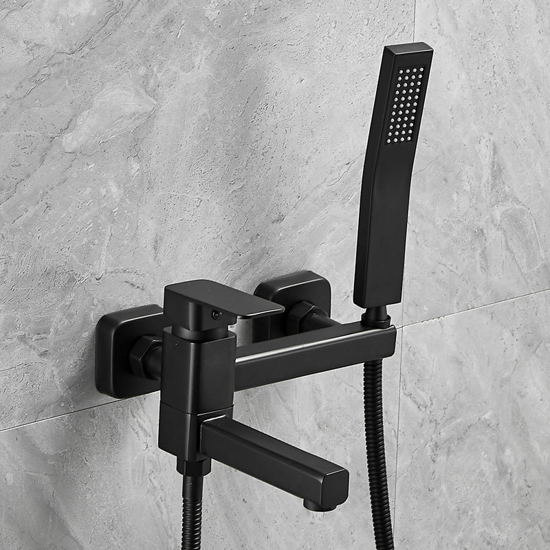 BowLift | Wall-mounted metal bathtub faucet low arc swivel bathroom faucet