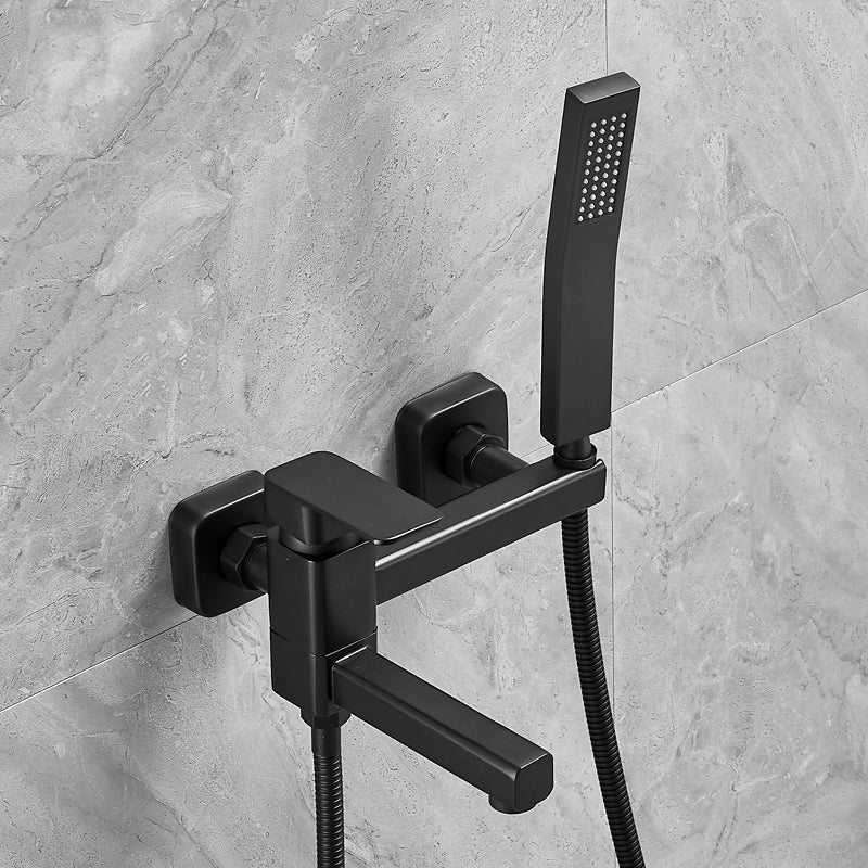 BowLift | Wall-mounted metal bathtub faucet low arc swivel bathroom faucet