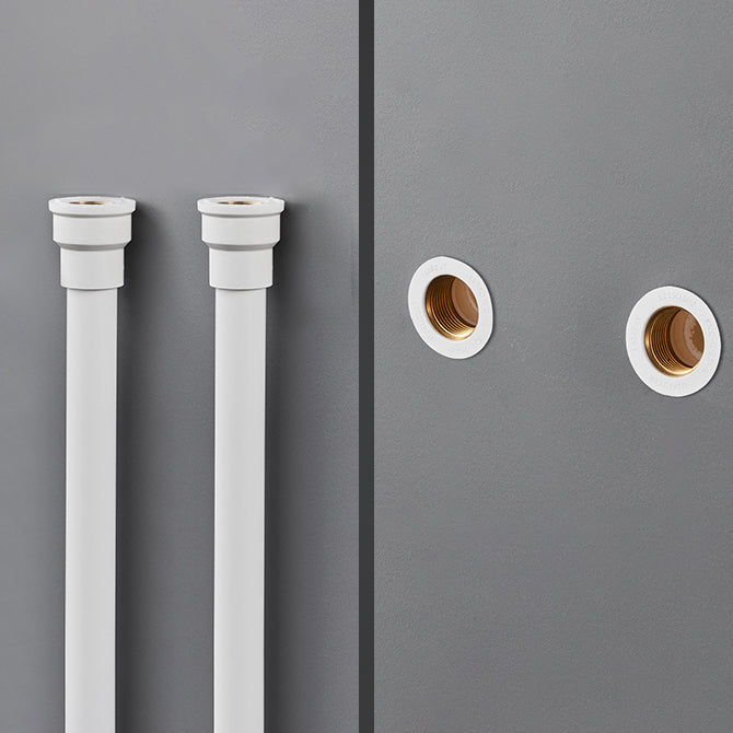 BowLift | Contemporary Wall-Mounted Bathroom Faucet Lever Handles 2-Hole Faucet Brass Faucet