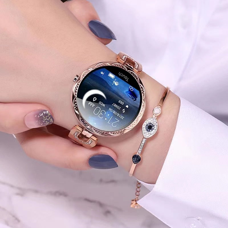 BowLift | AquaFit Smartwatch for Women – Waterproof, Activity Tracker & Notifications